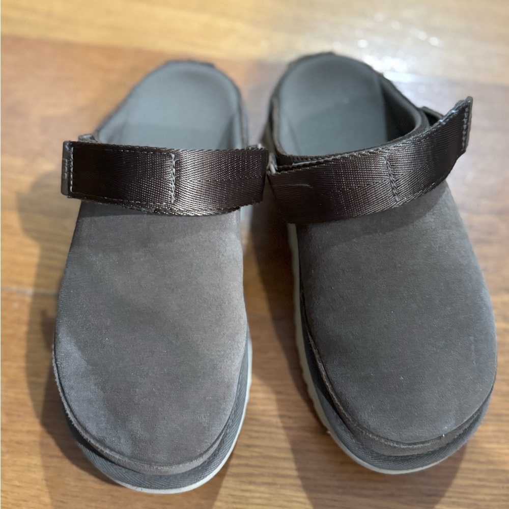 UGG Women's Brown Suede Mules